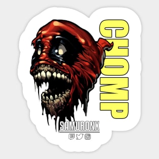 SamuRonX Chomp Sticker